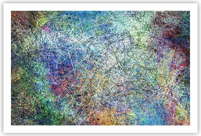 Produktbild von Poster - Poster ohne Rahmen - Abstraktion modern - 91,5x61 cm - Wand Bild - Wanddeko - Wandbilder - Kunstposter - Wandposter - Bilder - Kunstdruck - Wanddekoration - Wandbild - P2XAA91x61-3668