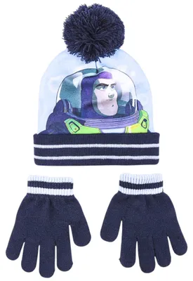 Produktbild von 2-tlg. Winter Set: Buzz Lightyear Mütze & Handschuhe