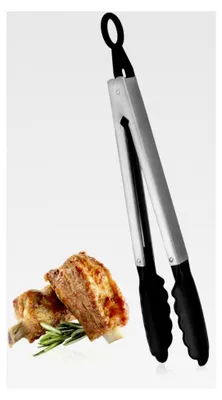 Produktbild von Grillzange 30 cm aus Edelstahl, ideal für Grillen, Braten, BBQ