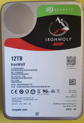 Produktbild von Seagate ST12000VN0007  12TB SATA, 3,5"