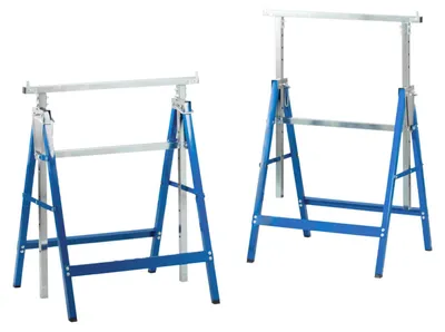 Produktbild von Klappbock Set 2tlg Metall höhenverstellbar 80-130cm bis 200kg belastbar 2798