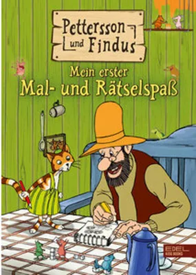 Obrázek produktu pro Pettersson und Findus: Mein erster Mal- und Rätselspaß