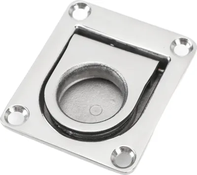Immagine prodotto di Maniglia per portello in acciaio inox, 67 mm x 56 mm, sollevamento a filo per ponti di imbarcazioni, mobili per la casa, installazione