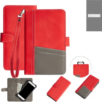 Produktbild von K-S-Trade Handy Schutzhülle für Ruggear RG650 Hülle Portemonnee Brieftasche Klapphülle Kartenfächer Flip Wallet Case Etui