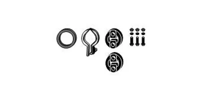 Produktbild von HJS 82 48 8027 Montagesatz Auspuffanlage Abgasanlage für TOYOTA Yaris Schrägheck (P9)