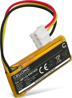 Produktbild von CELLONIC 1x Akku für Navigation Kompatibel mit CalAmp LMU-200, LMU-300, LMU-3000, 1BF112-E601435 - (200mAh, 3.7V)