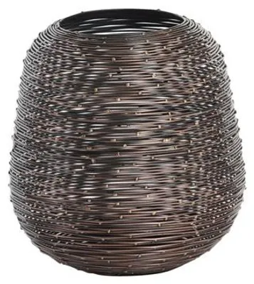 Obrázek produktu pro OttoSimon Svíčka z kovu, antická měď, moderní, 18 cm, dekorace