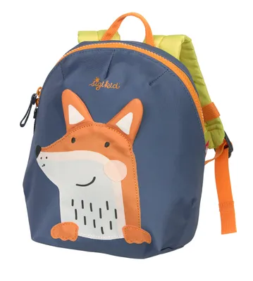 Immagine prodotto di sigikid Bags Mini Rucksack Fuchs, Kinderrucksack, Kindergartentasche, Kinder Tasche, Kindergarten, Dunkelblau, 3 L, 25225