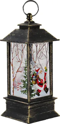 Produktbild von Weihnachtslaterne fuer den Aussenbereich, batteriebetrieben, beleuchtet, kleine Windlampe, Hirsch/Schneemann/Engel/Weihnachtsmann, Weihnachtsdekoration, haengende Laterne, Weihnachtsbaum-Anhaenger, neuartige Requisiten, Licht fuer Party, Zuhause, Veranda, Veranstaltungen, Bar