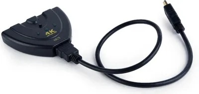 Produktbild von Gembird HDMI Switch 3-Port mit Kabel, 4K Ultra HD