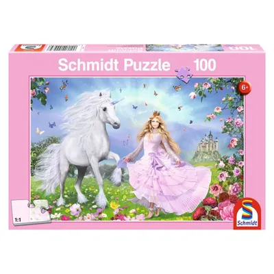 Produktbild von Puzzle 100T Prinzessin der Einhörner