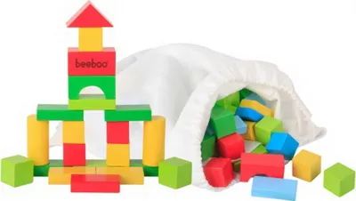 Produktbild von BEE Bunte Bauklötze 100-tlg., 1 Stück
