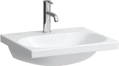 Zdjęcie produktu dla Laufen Lua - Umywalka meblowa 55x46 cm, bez przelewu, otwór na baterię, biała H8160820001561