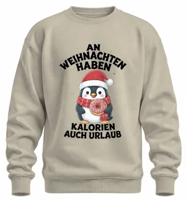 Imagen del producto de Camiseta o sudadera uni con diseño de pingüino navideño, ideal para un regalo divertido. Disponible en varios colores