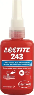 Produktbild von Henkel Schraubensicherung 50ml mittelfest 243 Loctite - 1335884