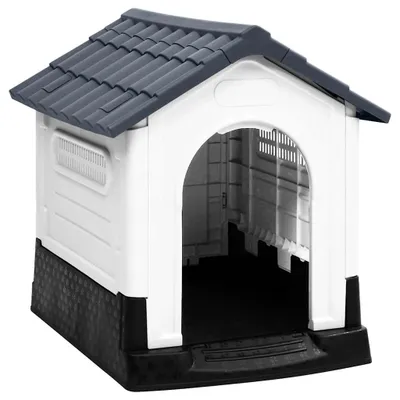 Immagine prodotto di Vidaxl Dog Loft 57x68x66 cm Polypropengrau