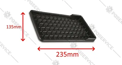 Image de Polti, tapis de repassage en silicone pour fer à repasser, 235 mm x 135 mm, Vaporella