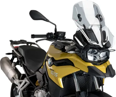 Produktbild von Windschild Puig Verstellbare Scheibe 490 x 420 mm mit ABE für BMW F750GS, F850GS, F850GS Adventure, F800GS Bj. 2018 - 2026