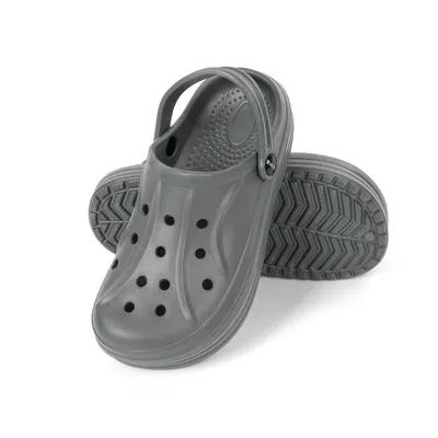Produktbild von Clogs Damen Herren Gartenschuhe Sandalen Pantoletten Hausschuhe Gartenclogs Grau 45
