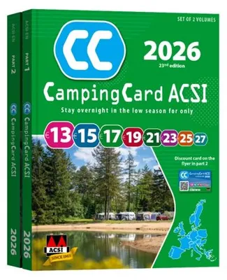 Produktbild von ACSI CampingCard 2026 – Stellplatzführer (Englisch)