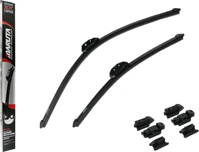 Immagine prodotto di MARUTA SET tergicristalli effetto perlato Lotus 650 mm 450 mm parabrezza per Golf 7 - BE1 5G1 BQ1 BA5 BV5, Golf 8 - CD1 CG5 BA5 BV5