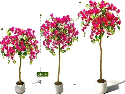Immagine prodotto di Albero artificiale, design realistico, decorazione che non richiede manutenzione, rosa, 180 cm