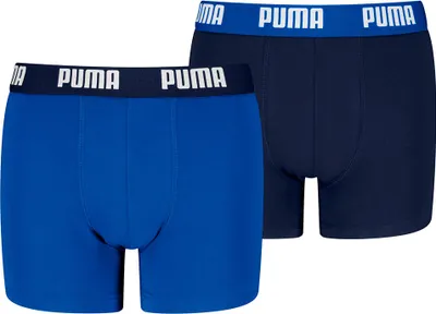 Immagine prodotto di Boxer Puma per bambini, confezione da 2, colore: blu navy / blu, taglia: 152