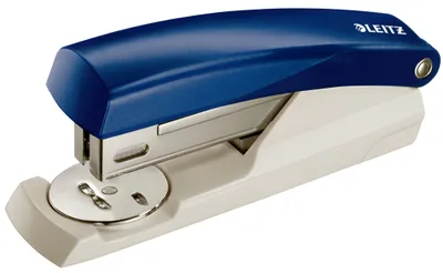 Produktbild von Leitz 55016035, 25 Blätter, Blau, 26/6, Kunststoff, 80 g/m², 4 cm