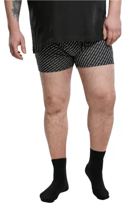 Produktbild von Urban Classics Herren Boxer Shorts 3-Pack Boxershorts, DarkGreen+Black+Branded A