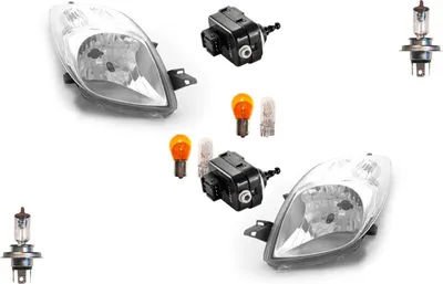 Zdjęcie produktu dla Johns, reflektory pasujące do Toyota Yaris XP9 06-08 Żarówka Li Re w. Serwomotor