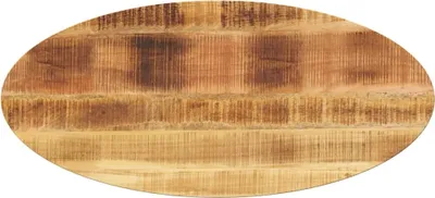 Zdjęcie produktu dla Blat stołu, 110x40x2,5 cm, owalny, lite drewno mango