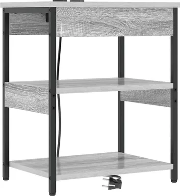 Obrázek produktu pro Noční skříňka Šedá Sonoma 41 x 31 x 51 cm kompozitní dřevo