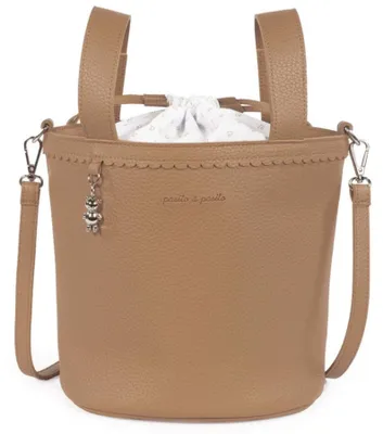 Image de Sac à langer pour poussette Bucket Icon - 34 x 30 cm - Camel | par Pasito a pasito