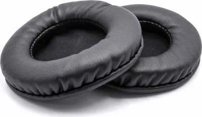 Produktbild von vhbw 2x Ohrpolster kompatibel mit AKG K340 Kopfhörer Headset, Polyurethan Schwarz