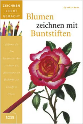 Produktbild von Blumen zeichnen mit Buntstiften