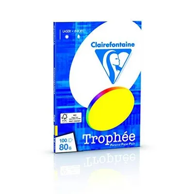 Produktbild von Clairefontaine Universal Papier Trophée A4 Intensiv Farben 100 Blatt