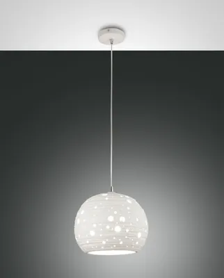 Produktbild von Fabas Luce Pendelleuchte Corvara E27 Ø250mm Weiß