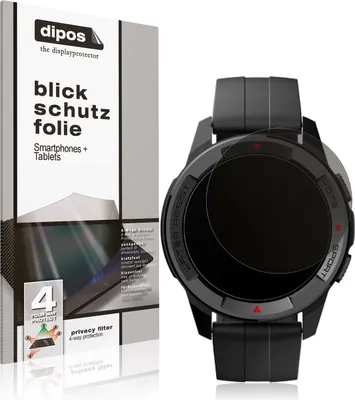 Produktbild von Blickschutzfolie für Mibro Watch X1 matt Schutzfolie Folie Display Schutz dipos