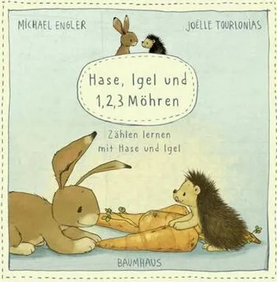 Produktbild von Hase, Igel und 1, 2, 3 Möhren (Pappbilderbuch)