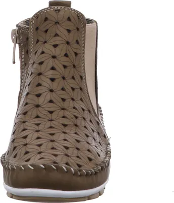 Produktbild von Gemini Damen Stiefelette mit floralem Muster und herausnehmbarer Decksohle 382510-01, Größe:42 EU, Farbe:Grün