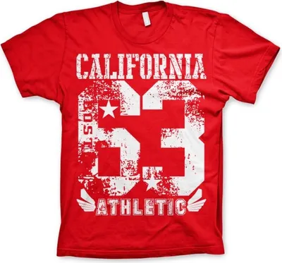 Produktbild von California 63 Athletic T-Shirt - Large - Red