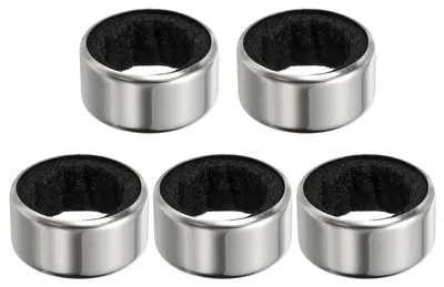 Produktbild von Tropfring - 5 Stück Edelstahl - Weinflaschen-Zubehör - Glänzend