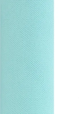 Produktbild von 9m Rolle Tüll 30cm, Farbauswahl:türkis 340