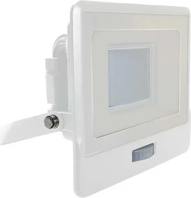 Immagine prodotto di Proiettore LED con sensore PIR - Samsung - IP65 - Bianco - 30W - 2340 lumen - 6500K - 5 anni