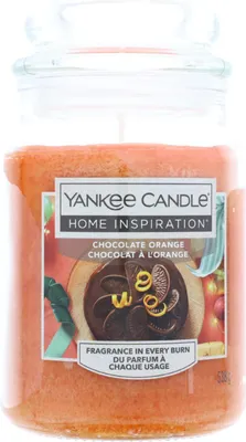 Image de Bougie parfumée Home Inspiration grand Chocolat Orange 538 g