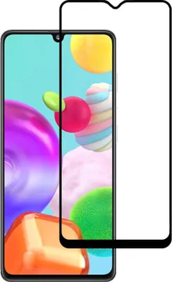 Produktbild von Smartphonica Samsung Galaxy A41 volle Abdeckung gehärtetem Glas Bildschirmschutz aus gehärtetem Glas mit abgerundeten Ecken