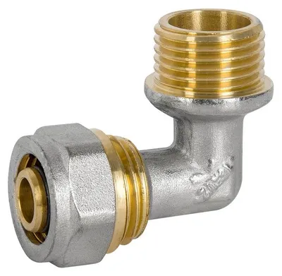 Immagine prodotto di Gomito Pex-Al-Pex Cromato 1/2*16 Maschio - D1/2*16.Kolc