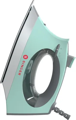 Produktbild von SINGER SteamCraft Dampfbügeleisen Edelstahl-Bügelsohle 2600 W Grau, Mintfarbe