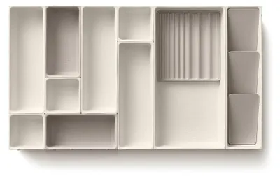 Immagine prodotto di Cassettiera per il trucco, set da 12 pezzi, plastica, crema - Joseph Joseph | Viva