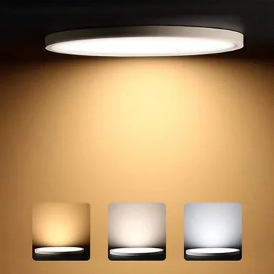 Image de Plafonnier de salle de bains - Plafonnier pour salle de bains - Luminaire de luxe pour la douche - Lampes LED - 1200 lm - 3000 K - 24 V - 230 mm